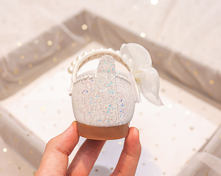 Eboo Little Bow Pink Pearl Princess Birthday Girl Mary Jane Shoe