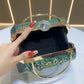 Eboo Luxury Peacock Crystal Clutch Bag for Women – Designer Rhinestone Evening Party Handbag with Top Handle