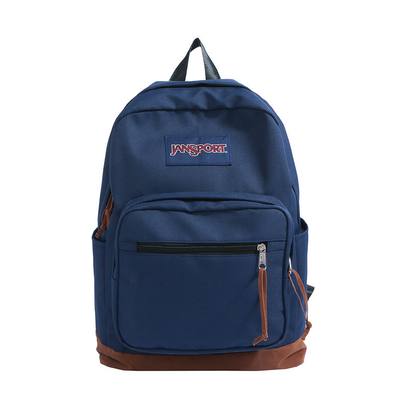 Eboo Classic Unisex College School Backpack Ã¢?? Durable Suede Base Travel Daypack