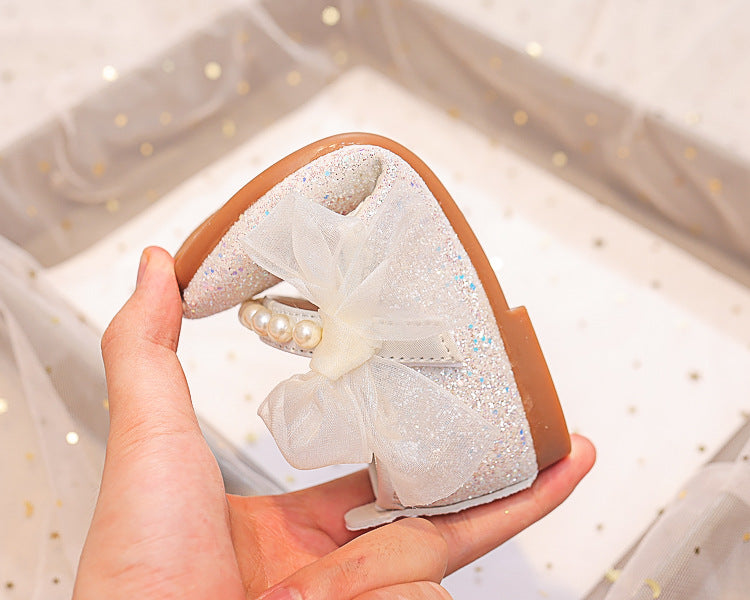 Eboo Little Bow Pink Pearl Princess Birthday Girl Mary Jane Shoe