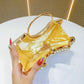 Eboo Luxury Crystal Clutch Bag for Women – Rhinestone Evening Party Handbag with Ring Handle