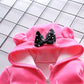 Eboo Pink Hooded Winter Tracksuit Set – Cozy Fleece Jacket & Pants