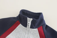 Eboo Sporty Fleece 2-Piece Set: Long Sleeve Quarter-Zip Top