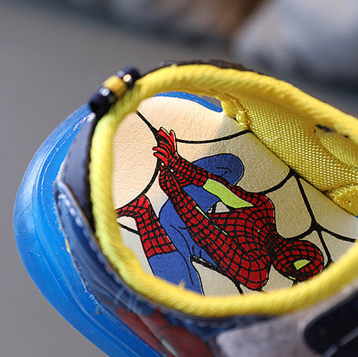 Kids LED Light-Up Skids Sandals | Kids Spider-Man Sandals