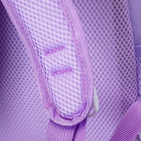 Eboo Cute Purple Bunny & Flower Kids School Bag with Small Matching Pouch