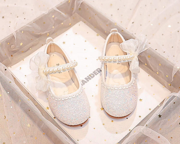 Eboo Little Bow Pink Pearl Princess Birthday Girl Mary Jane Shoe