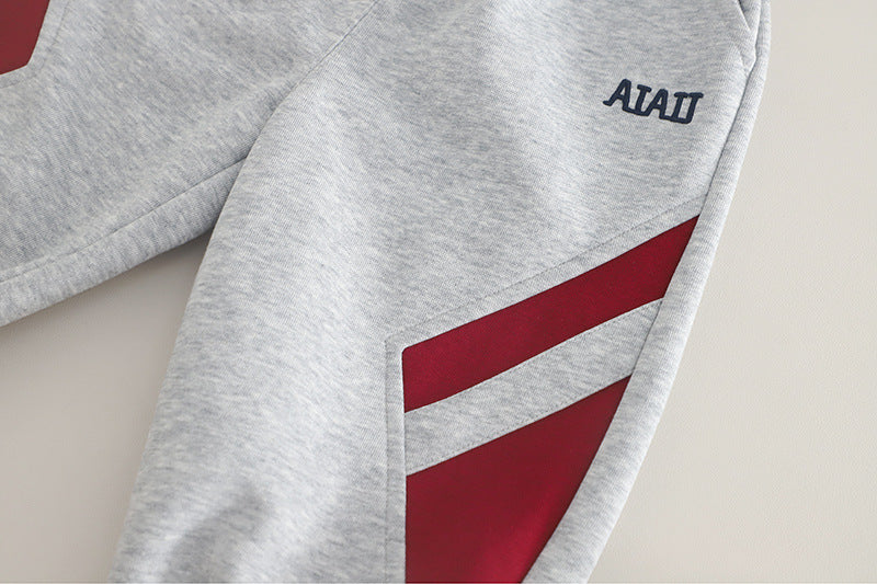 Eboo Sporty Fleece 2-Piece Set: Long Sleeve Quarter-Zip Top