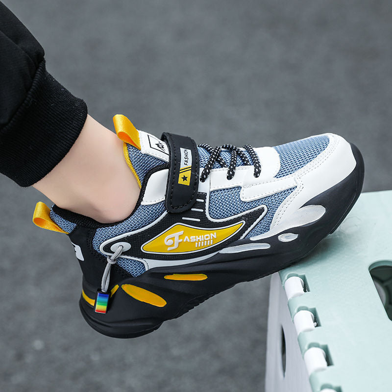 Eboo Kids Fashion Sports Sneakers • Breathable Anti-Slip Casual Running Shoes