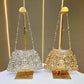 Eboo Luxury Crystal Mesh Shoulder Bag for Women – Metallic Party Handbag