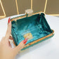 Eboo Luxury Crystal Box Clutch for Women – Rhinestone Evening Party Handbag