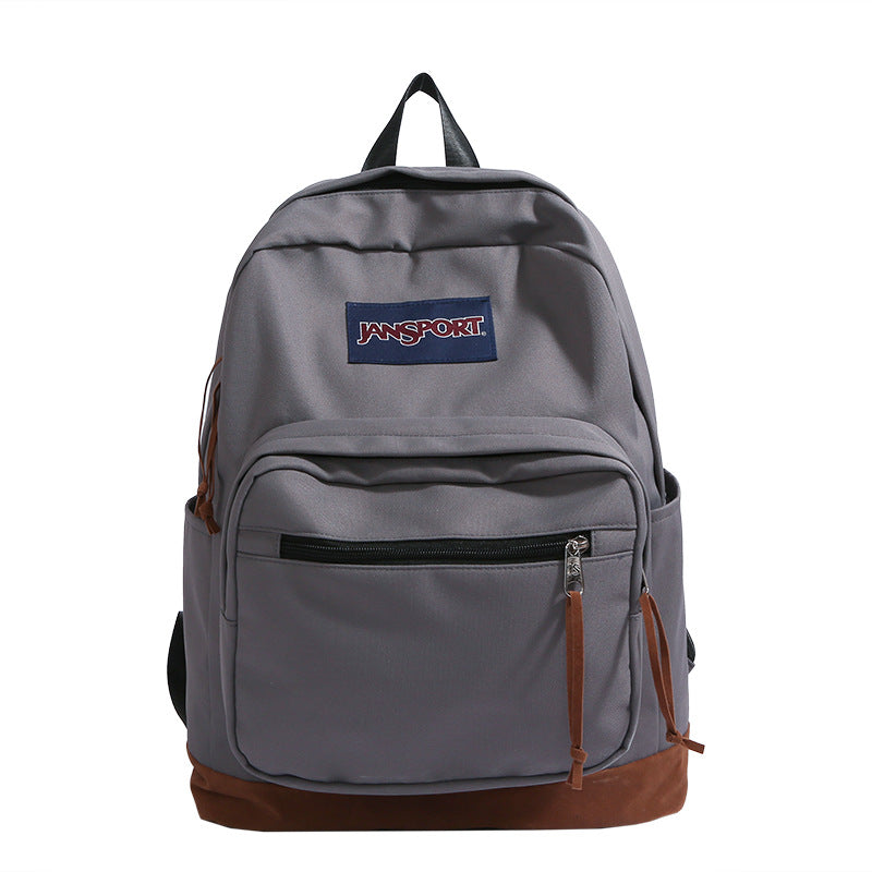 Eboo Classic Unisex College School Backpack Ã¢?? Durable Suede Base Travel Daypack