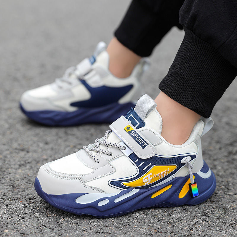 Eboo Kids Fashion Sports Sneakers • Breathable Anti-Slip Casual Running Shoes