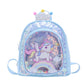 Eboo Cute Glitter Crown Unicorn Kids Backpack – Sparkling Sequin Mini School Bag