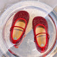 Eboo  Girls Glitter Princess Ballet Flats Shoes Ballerina Dress Shoes for Wedding Party