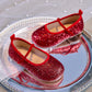 Eboo  Girls Glitter Princess Ballet Flats Shoes Ballerina Dress Shoes for Wedding Party
