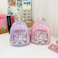 Eboo Cute Glitter Crown Unicorn Kids Backpack – Sparkling Sequin Mini School Bag