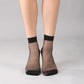 Eboo Women’s Black Fishnet Mesh Socks – Stylish Sheer Net Ankle Socks