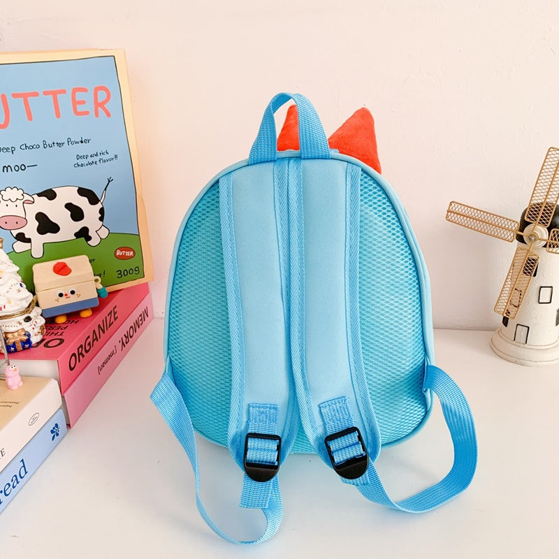 Eboo Cute 3D Fox Hard Shell Kids Backpack with Plush Ears