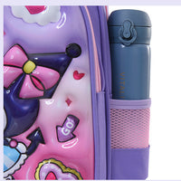Eboo Cute Cartoon Girls 3D School Backpack with Pencil Case