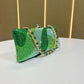 Eboo Luxury Wave Crystal Clutch Bag for Women – Designer Rhinestone Evening Party Handbag