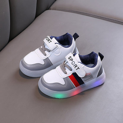 Eboo Kids Led New Light up Sneakers Boots Shoes with Bow