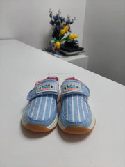 Baby Boy’s Blue & White Striped Slip On Shoes