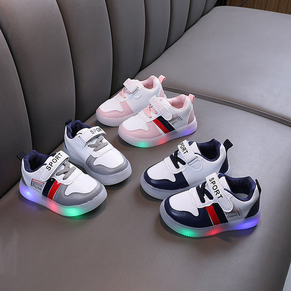 Eboo Kids Led New Light up Sneakers Boots Shoes with Bow