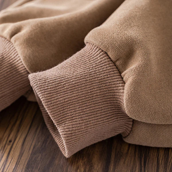 Eboo Boys Bear Printed Sweatshirt With Sling Bag & Jogger Co-ord Set