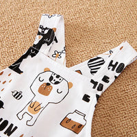 Eboo Cat N Bees Baby Dungaree Romper with Glasses