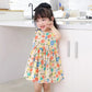 Eboo Floral Print Sleeveless Baby Girls Dress