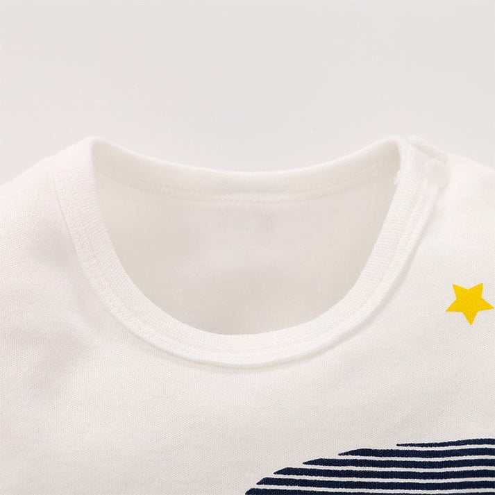 Eboo Baby Elephant Cartoon Stripe Rompers