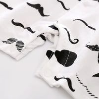 Eboo Baby Boy Mustache Print Romper