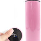 Stainless Steel Vacuum Flask with LED Temperature Display, Keep Water Cold and Keep Warm for Hours - 500 ml,