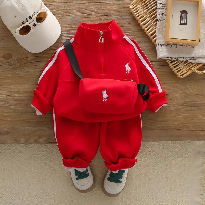 Eboo 3-Piece Track Suit Jacket, Pant & Bag Set