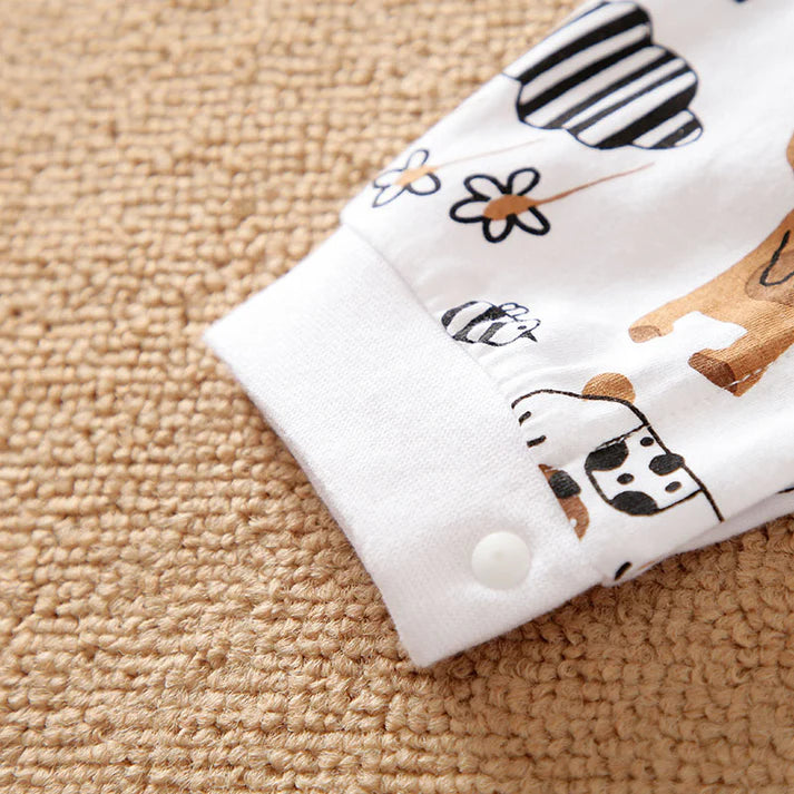 Eboo Cat N Bees Baby Dungaree Romper with Glasses