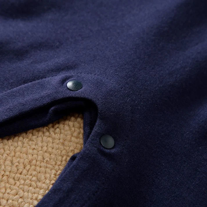 Eboo Blue Shades Polo Style Baby Romper