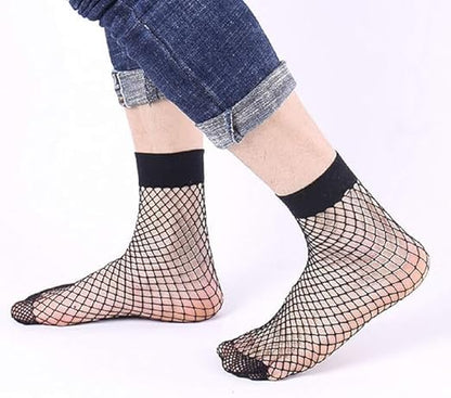 Eboo Mesh Fishnet Socks for Baby Girls - Cotton, Breathable