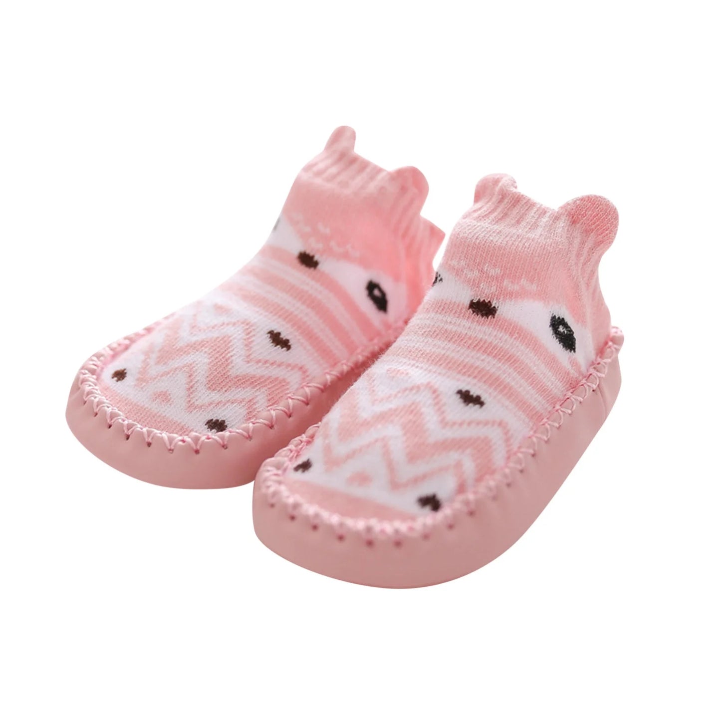 Eboo Baby Anti-Slip Cartoon Prewalker Shoes Socks