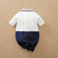 Eboo Stylish Baby Boy’s Romper with Tie&Glasses
