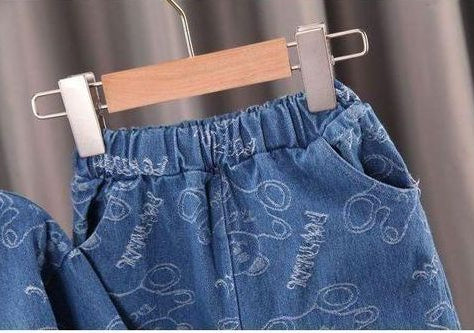 Eboo Teddy Bear Print Jacket & Pant Set