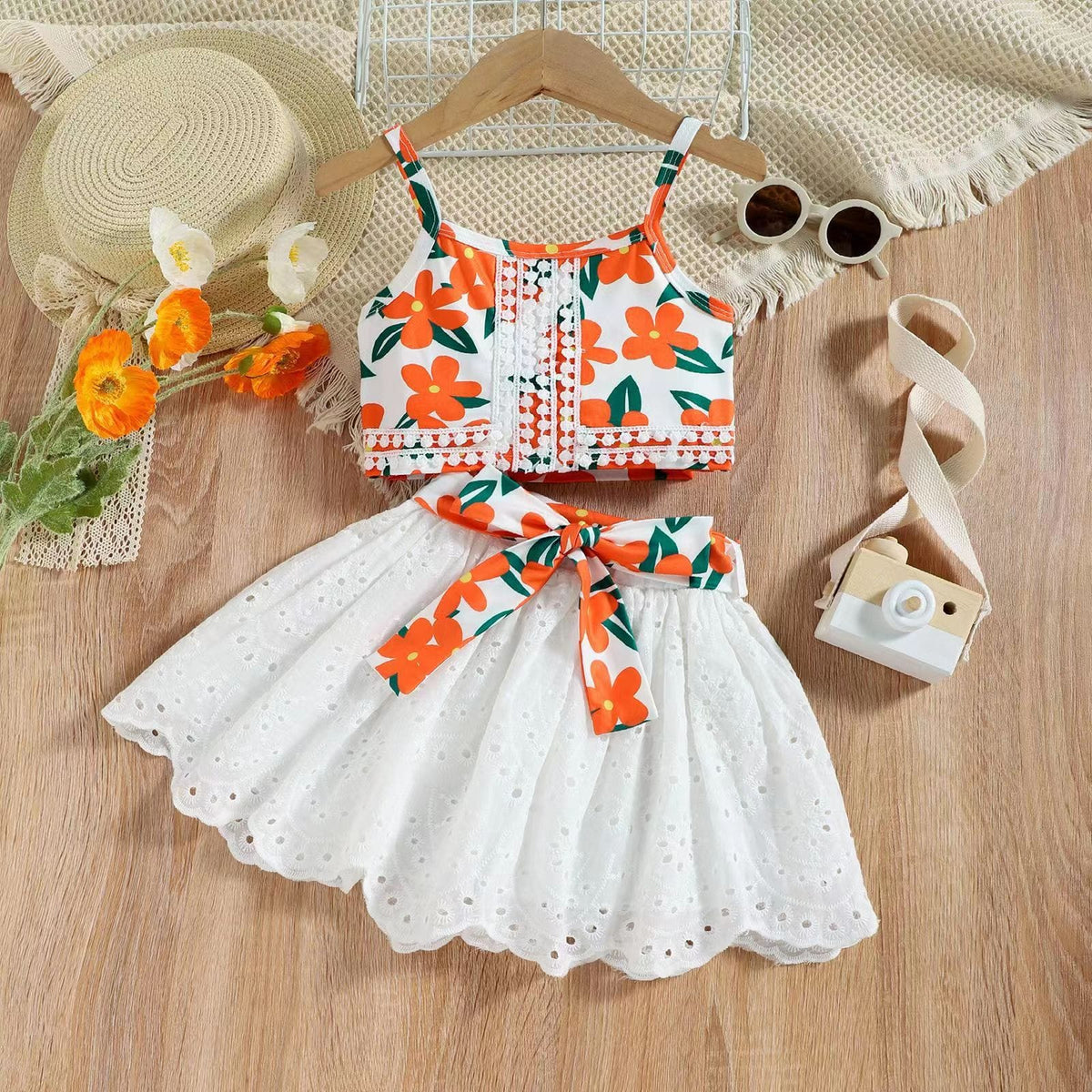 Tropical Bloom Girls' Summer Set