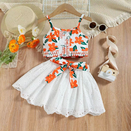 Tropical Bloom Girls' Summer Set