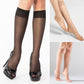 Eboo Women'S Nylon Socks Knee High Stockings Ultrathin Summer Lace Crew Sock