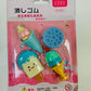 Fancy ice cream and biscuit eraser set of 4