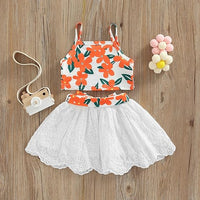 Tropical Bloom Girls' Summer Set