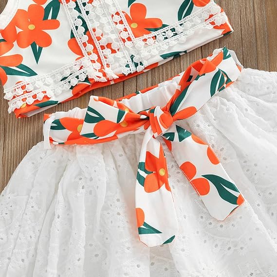Tropical Bloom Girls' Summer Set