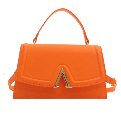 Eboo Elegant Leather-Look Handbag with Matching Shoulder Strap