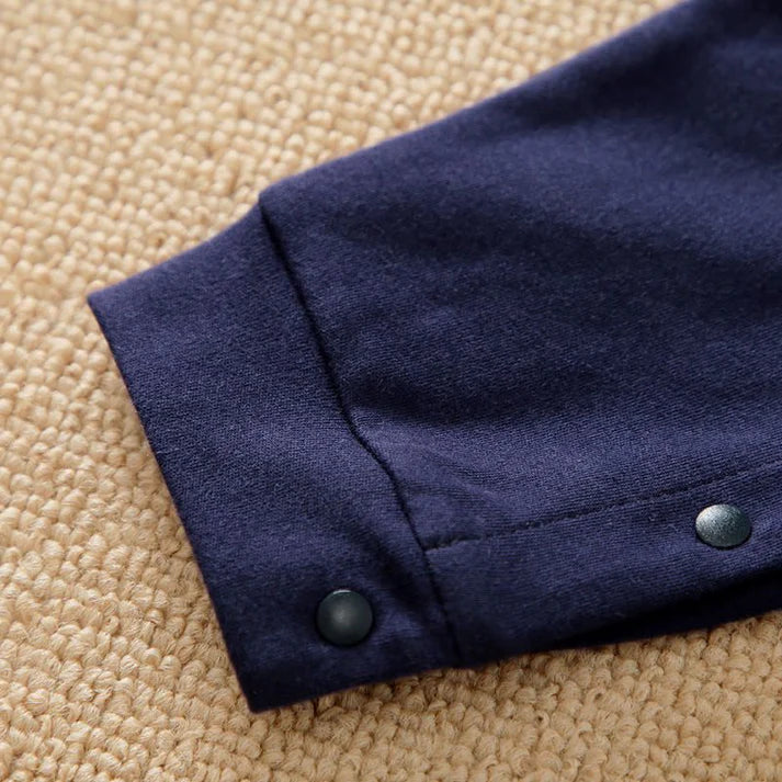 Eboo Blue Shades Polo Style Baby Romper