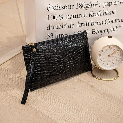 Eboo Fashion Women Faux Leather Plain Armpit Bag,Phone Case,Purse,Clutch