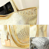 Eboo Fashion Women Shoulder Bags PU Leather Big Tote Bag